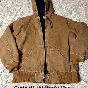 Carhartt Men's Brown Hooded Performance Jacket